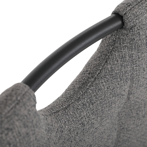 Jídelní židle, šedá, látka, DCL-V2017 GREY2
