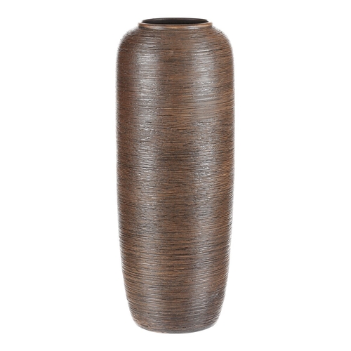 Váza keramická - vysoká 50 cm, hnědá