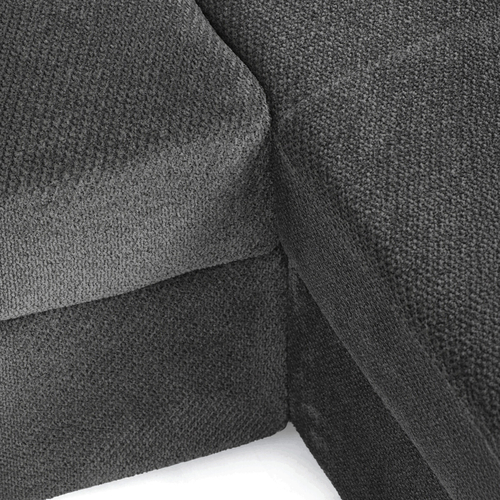 Rohová sedací souprava, šedá látka, ASB-C3990 GREY2