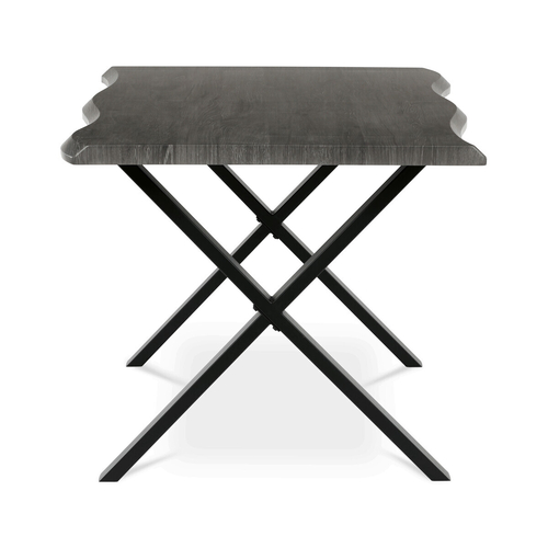 Jídelní stůl 160x90cm, mdf, šedý dub, HT-F4316 GREY