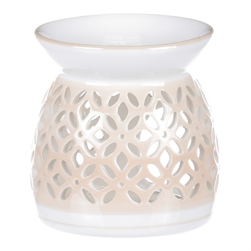 Aromalampa - porcelánová, barva krémová