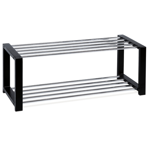 Botník, masiv, černá, 83168-11 BK