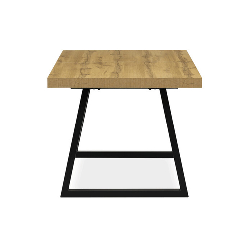 Jídelní stůl rozkládací 160-240x90 cm, lamino, dub, HT-R5624 OAK