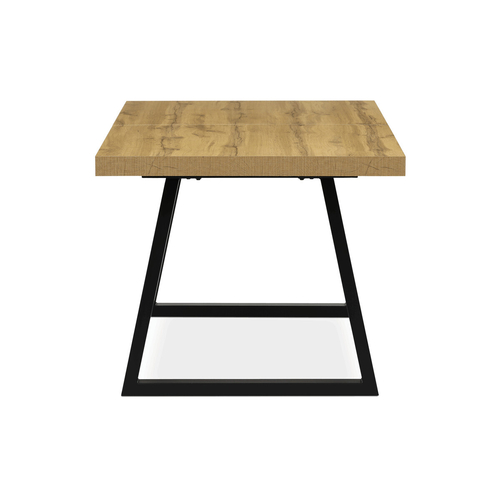 Jídelní stůl rozkládací 160-240x90 cm, lamino, dub, HT-R5624 OAK