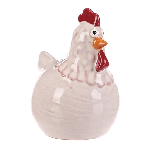 Slepička - keramická figurka, vel. S, barva bílá