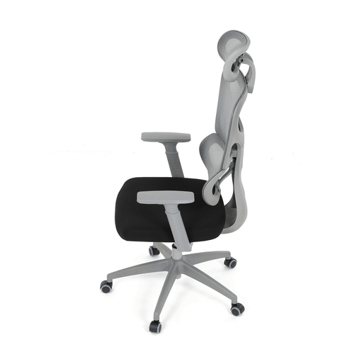 Kancelářská židle, houpací mechanismus, šedá, KA-K2081 GREY