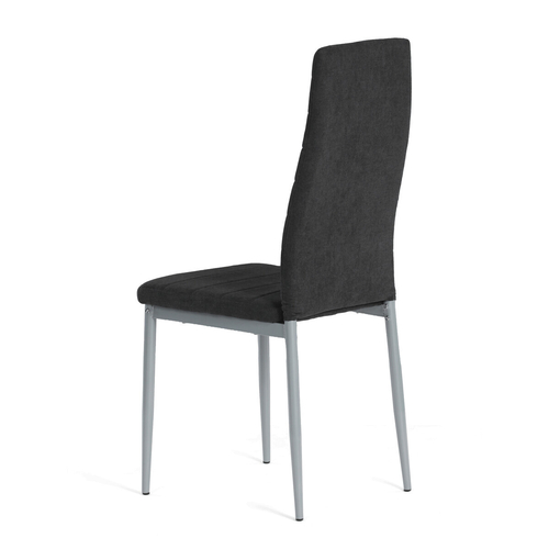 Jídelní židle, černá, látka, DCL-V5031 BK2