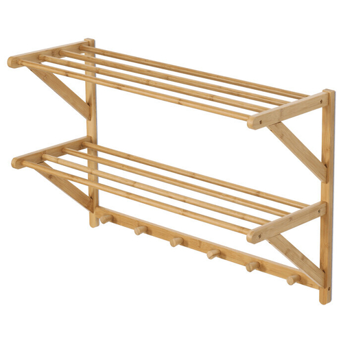 Věšák, bambus, přírodní, DR-B005 NAT