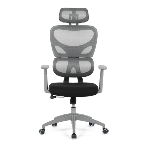 Kancelářská židle, houpací mechanismus, šedá, KA-K2081 GREY