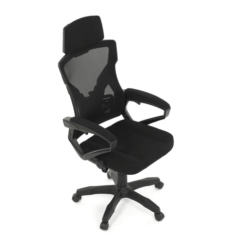 Kancelářské křeslo, výškově nastavitelná, černá látka, KA-R223 BK