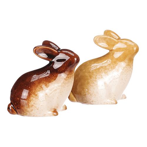 Zajíc - keramická figurka, mix 2 druhů, cena za 1 ks