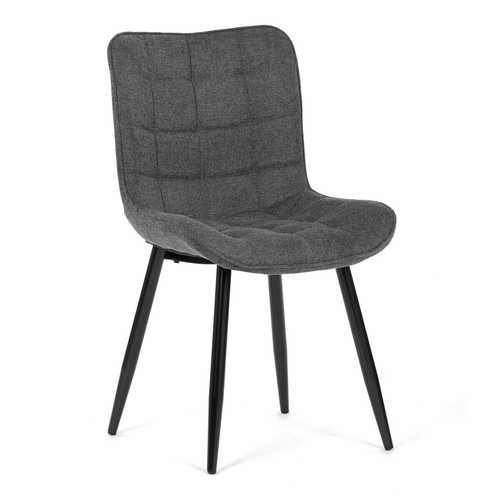 Jídelní židle, šedá, látka, HC-462 GREY2
