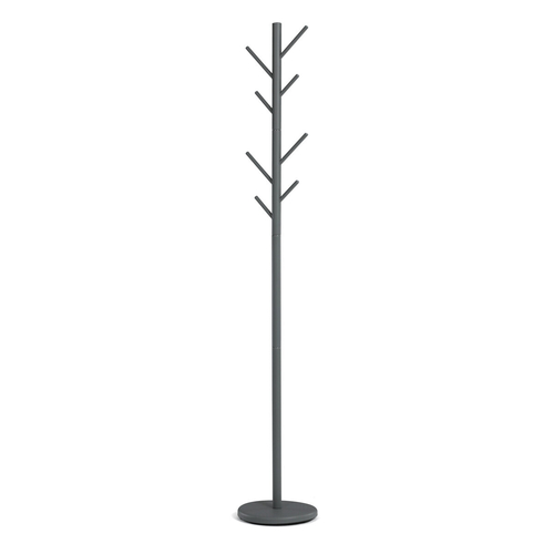 Věšák, kov, šedá, 80001-44 GREY