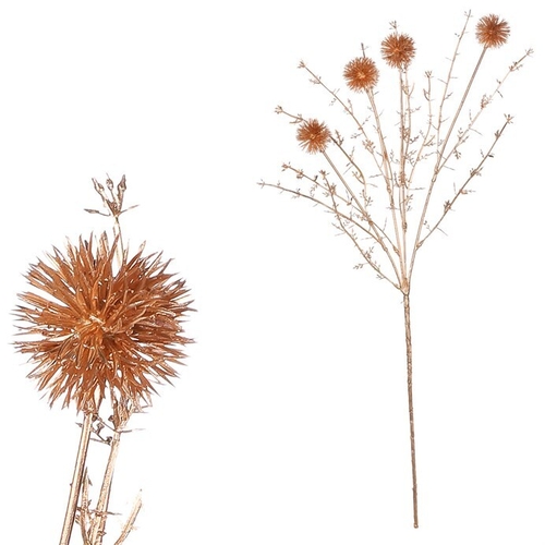 Bodlák - umělý větev, zlatá matná