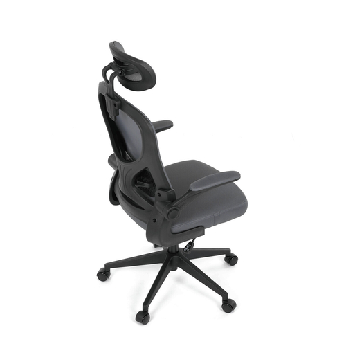 Kancelářská židle, houpací mechanismus, šedá, KA-K2021 GREY