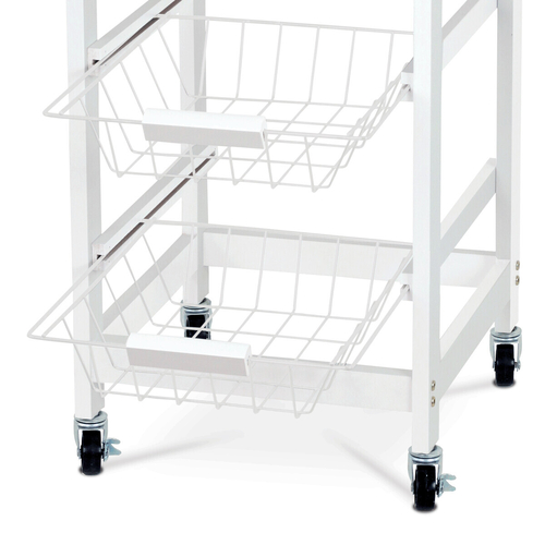 Regál, mdf, bílá, DR-043