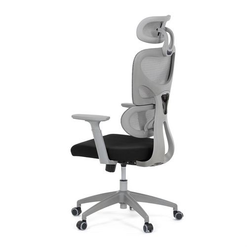 Kancelářská židle, houpací mechanismus, šedá, KA-K2081 GREY