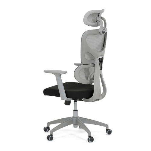 Kancelářská židle, houpací mechanismus, šedá, KA-K2081 GREY