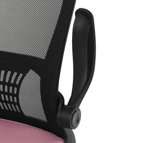 Dětská židle, houpací mechanismus, růžová síťovina, KA-K2006 PINK