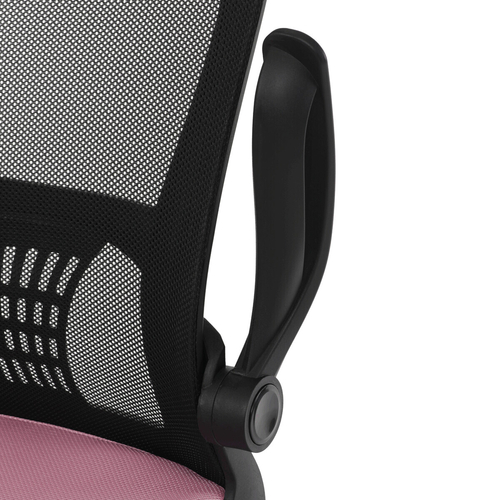 Dětská židle, houpací mechanismus, růžová síťovina, KA-K2006 PINK