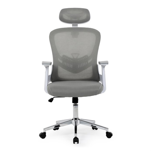 Kancelářská židle, houpací mechanismus, šedá, KA-K2031 GREY