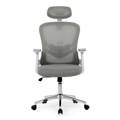 Kancelářská židle, houpací mechanismus, šedá, KA-K2031 GREY