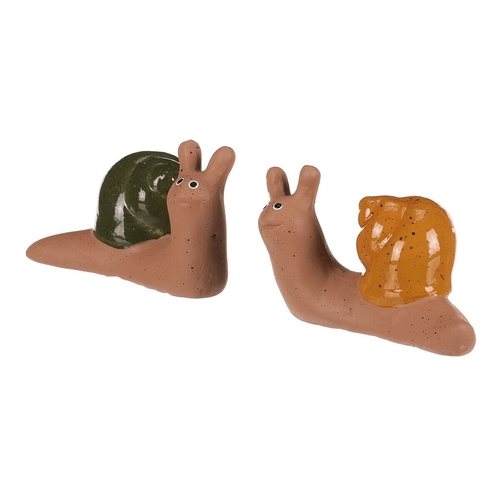 Šnek mini - keramická figurka, mix 2 druhů, cena za 1 ks