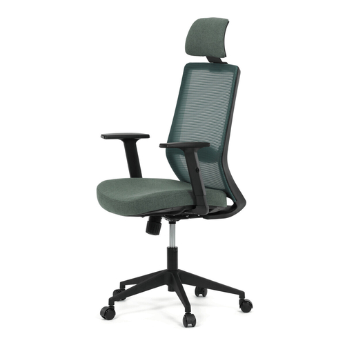Kancelářská židle, synchronní mechanismus, zelená síťovina, KA-V3329 GRN