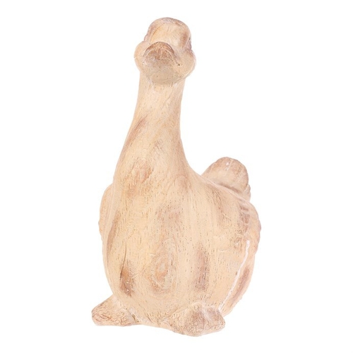 Kachna - figurka z magnesia, vel. M, imitace dřeva