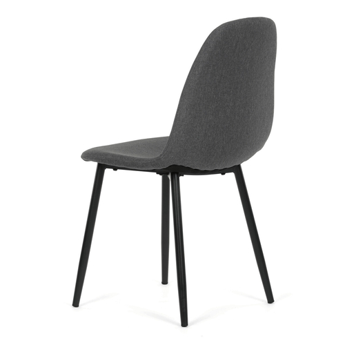 Jídelní židle, šedá, látka, CT-V2972 GREY2