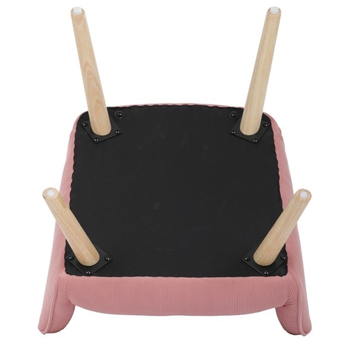 Křeslo ušák, růžová, manšestrová látka, AK-314 PINK2