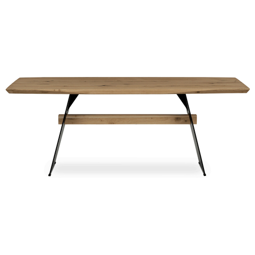 Jídelní stůl 200x100cm, masiv, dub, DS-M200 DUB