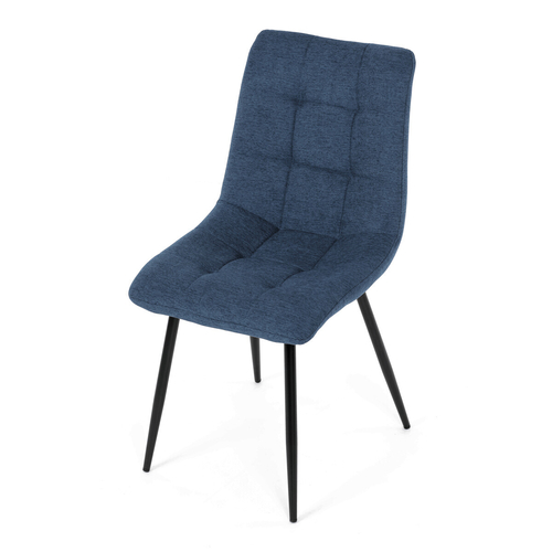 Jídelní židle, modrá, látka, DCL-193 BLUE2