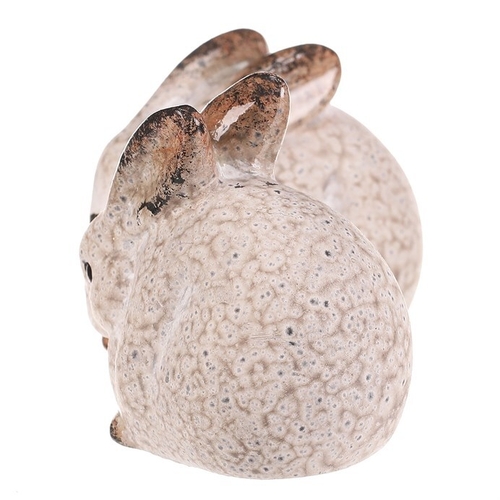 Zajíc - keramická figurka, krémová, vel. S, mix 2, cena za 1 ks