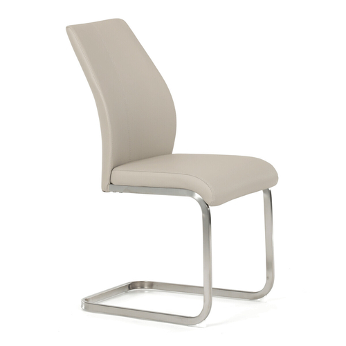 Jídelní židle, krémová, ekokůže, DCL-D1277 CRM