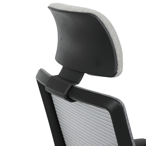 Kancelářská židle, synchronní mechanismus, šedá síťovina, KA-V3329 GREY