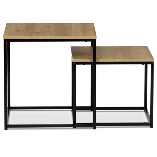 Odkládací stolek 50x50cm, mdf, divoký dub, AF-076 OAK