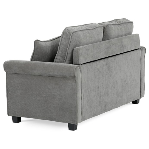Dvoumístná pohovka, šedá, manšestrová látka, ASB-4170 GREY2