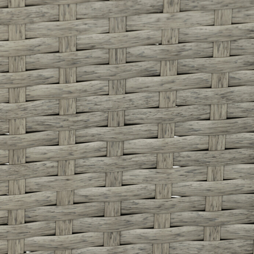 Zahradní sestava 100x60x69cm, polyratan, šedá, AZS-A1442 GREY