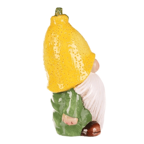 Trpaslík citrónový - keramická figurka, vel. M, barva žlutá