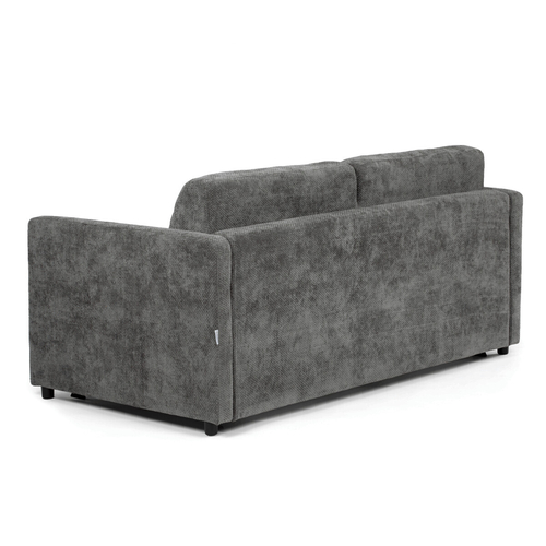 Rozkládací pohovka na každodenní spaní, šedá, látka, ASB-C3900 GREY2