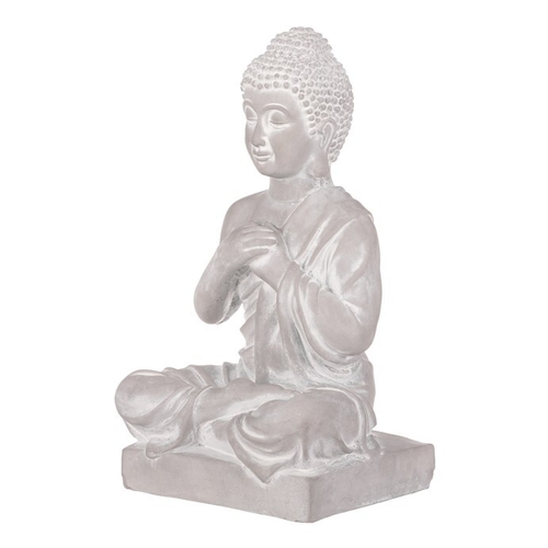 Buddha - betonová dekorace, barva šedá