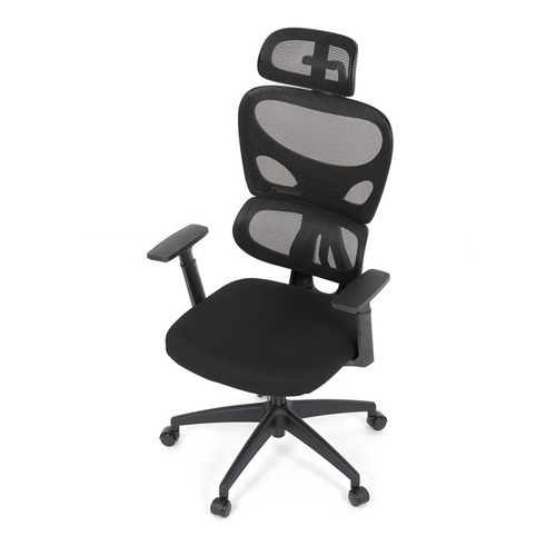 Kancelářská židle, houpací mechanismus, černá, KA-K2080 BK