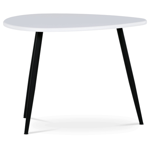 Odkládací stolek 60x40x45cm, mdf, bílá, AF-3011 WT