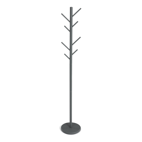 Věšák, kov, šedá, 80001-44 GREY