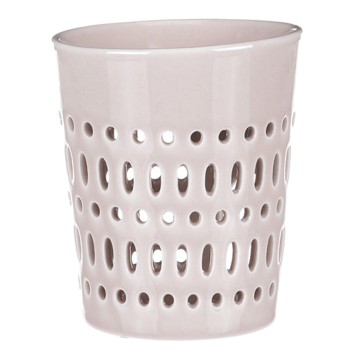 Aromalampa - porcelánová, otvory po obvodu, barva krémová