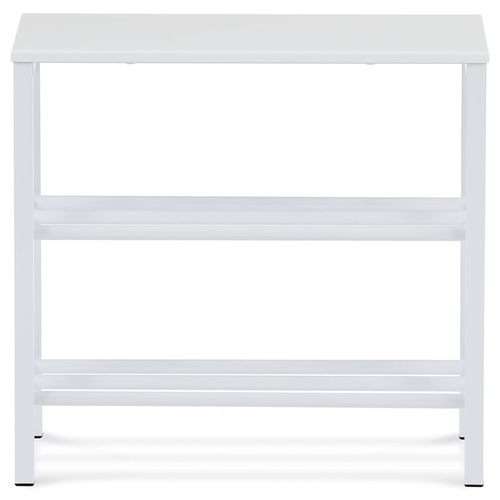 Botník, kov, bílá, 83168-42 WT