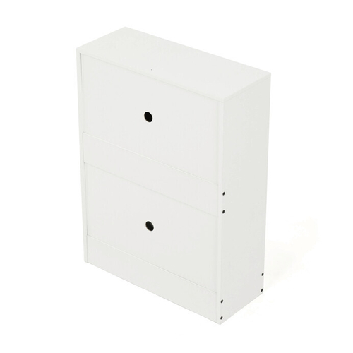 Botník, mdf, bílá, ABO-G1014 WT