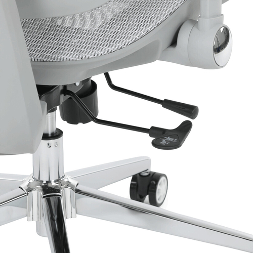 Kancelářská židle, synchronní mechanismus, šedá síťovina, KA-B2361 GREY