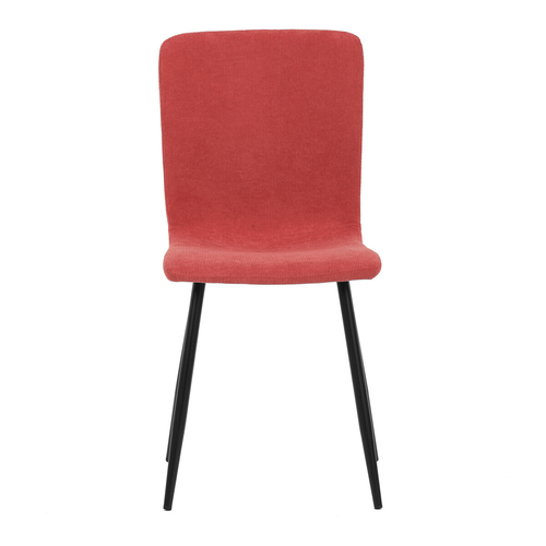 Jídelní židle, červená, manšestrová látka, DCL-964 RED2